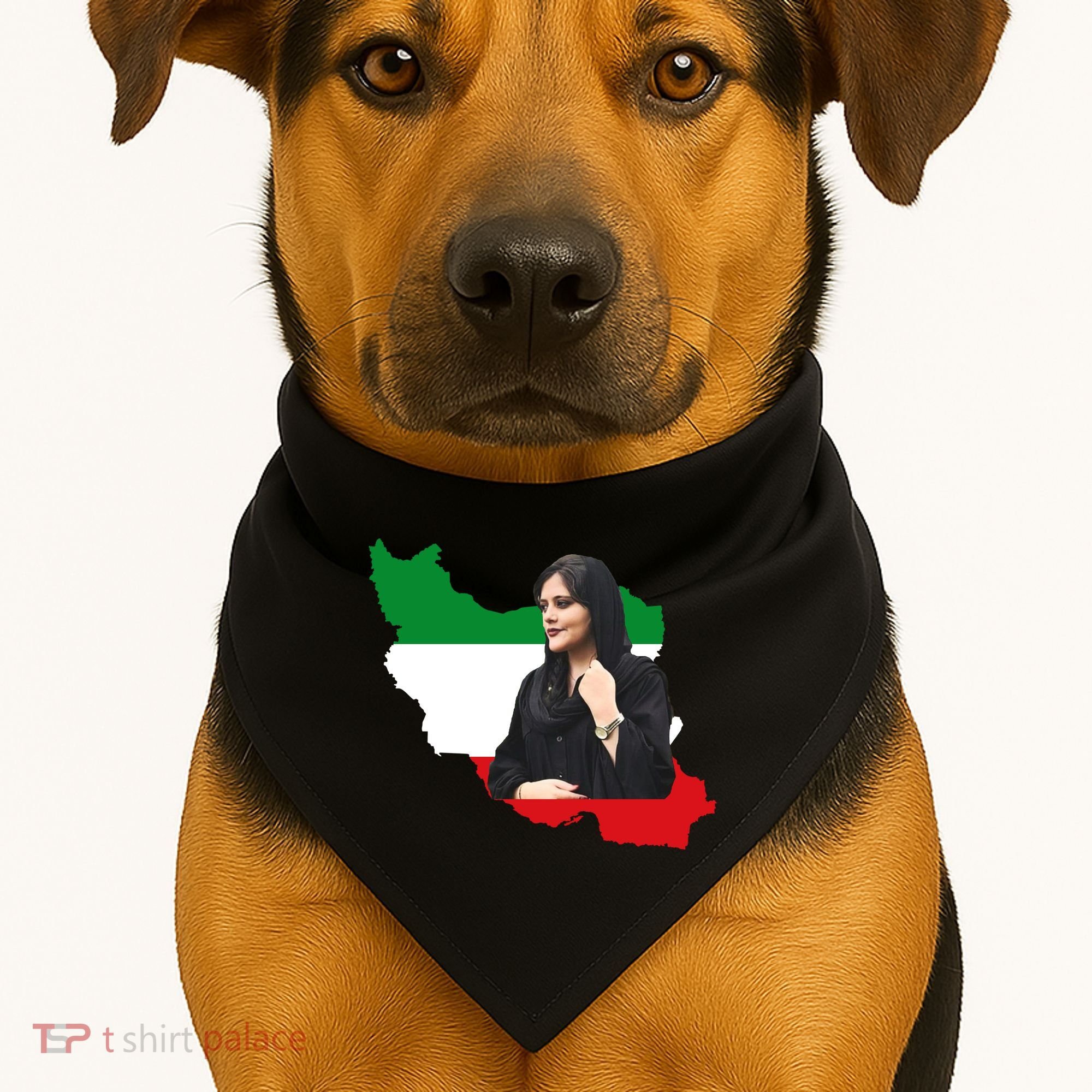 Mahsa Amini Women Life Freedom USA-Made Doggie Bandana
