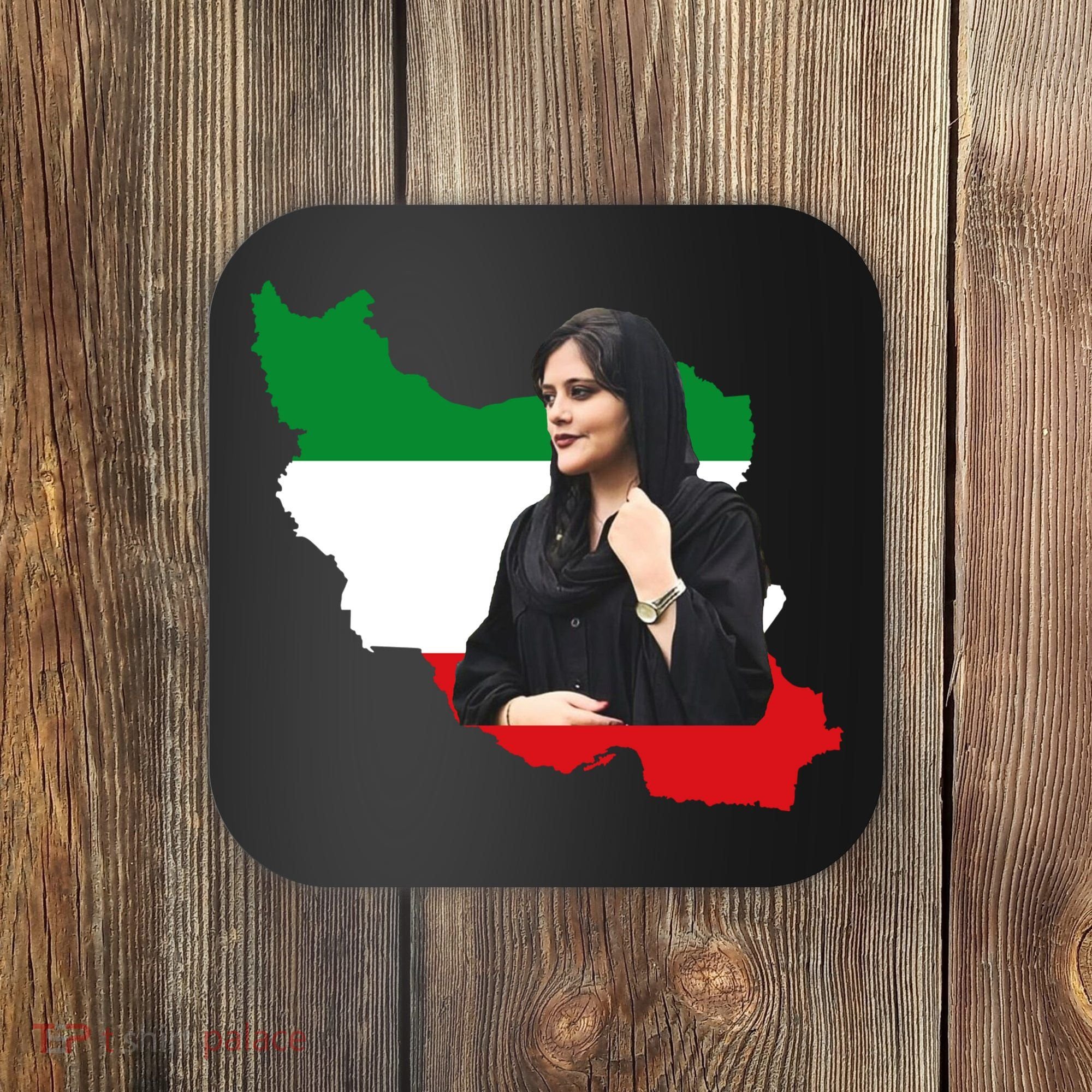 Mahsa Amini Women Life Freedom Coaster
