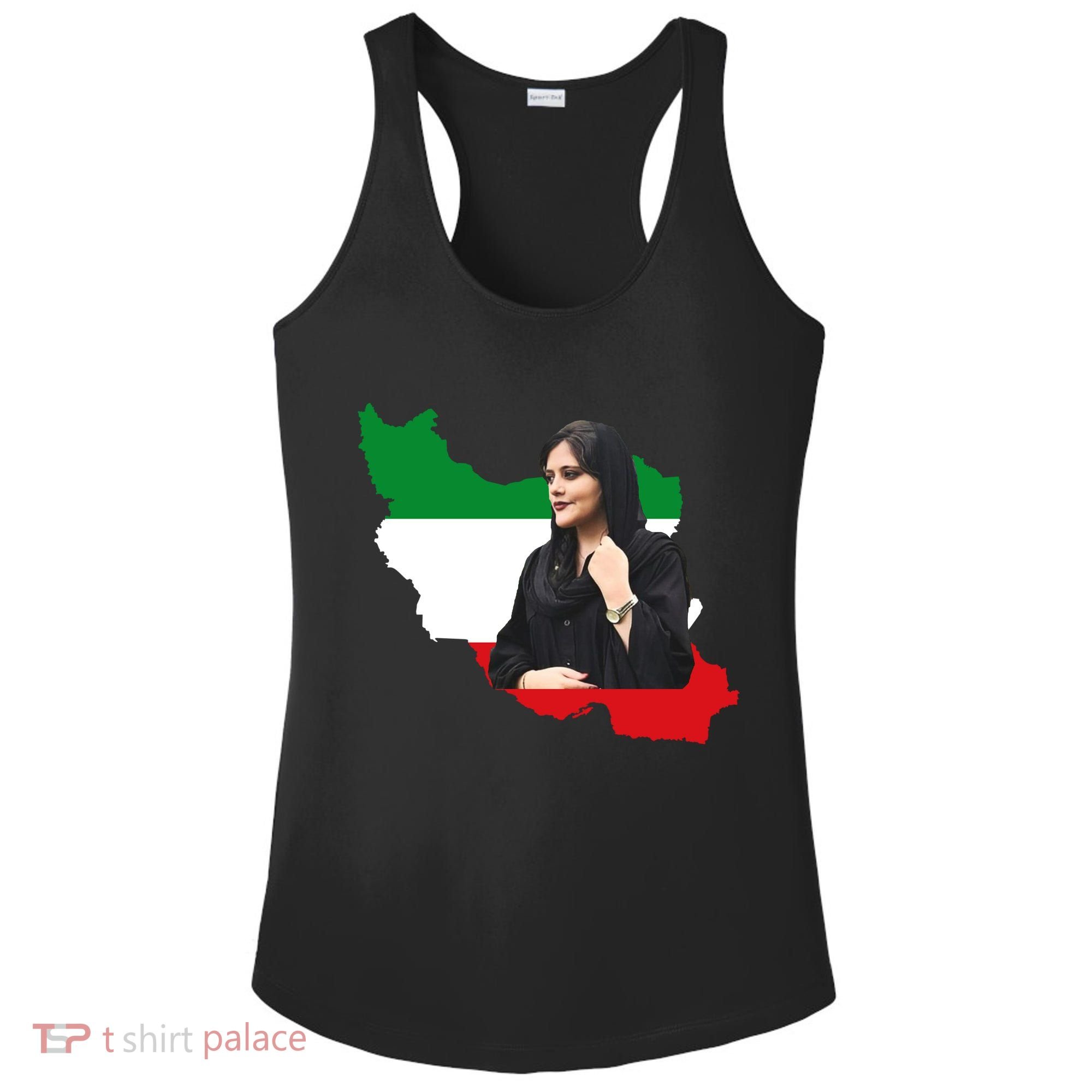 Mahsa Amini Women Life Freedom Ladies PosiCharge Competitor Racerback Tank