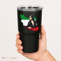 Mahsa Amini Women Life Freedom Tumbler thumb 2