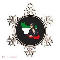 Mahsa Amini Women Life Freedom Ornament thumb 0