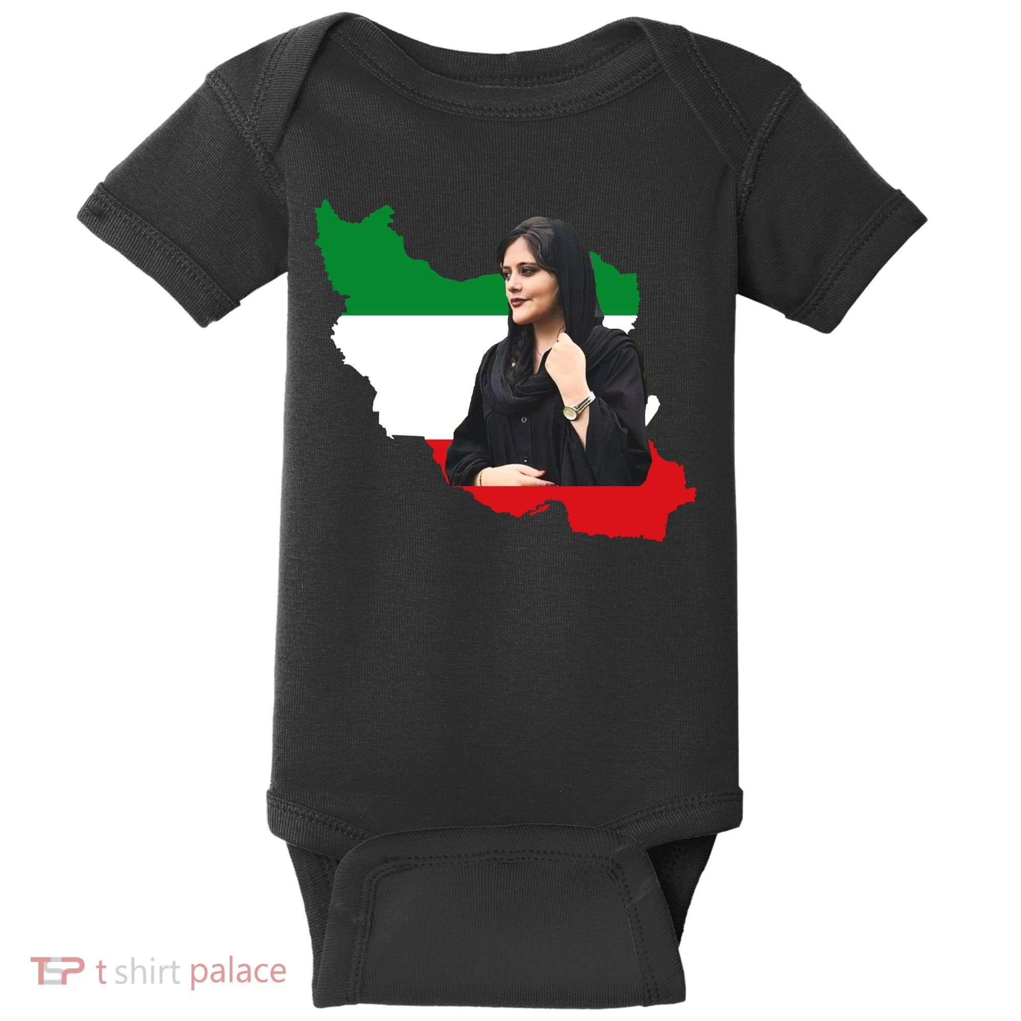 Mahsa Amini Women Life Freedom Baby Bodysuit