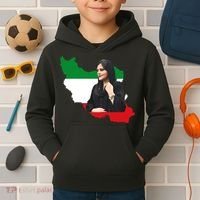 Mahsa Amini Women Life Freedom Kids Hoodie thumb 2
