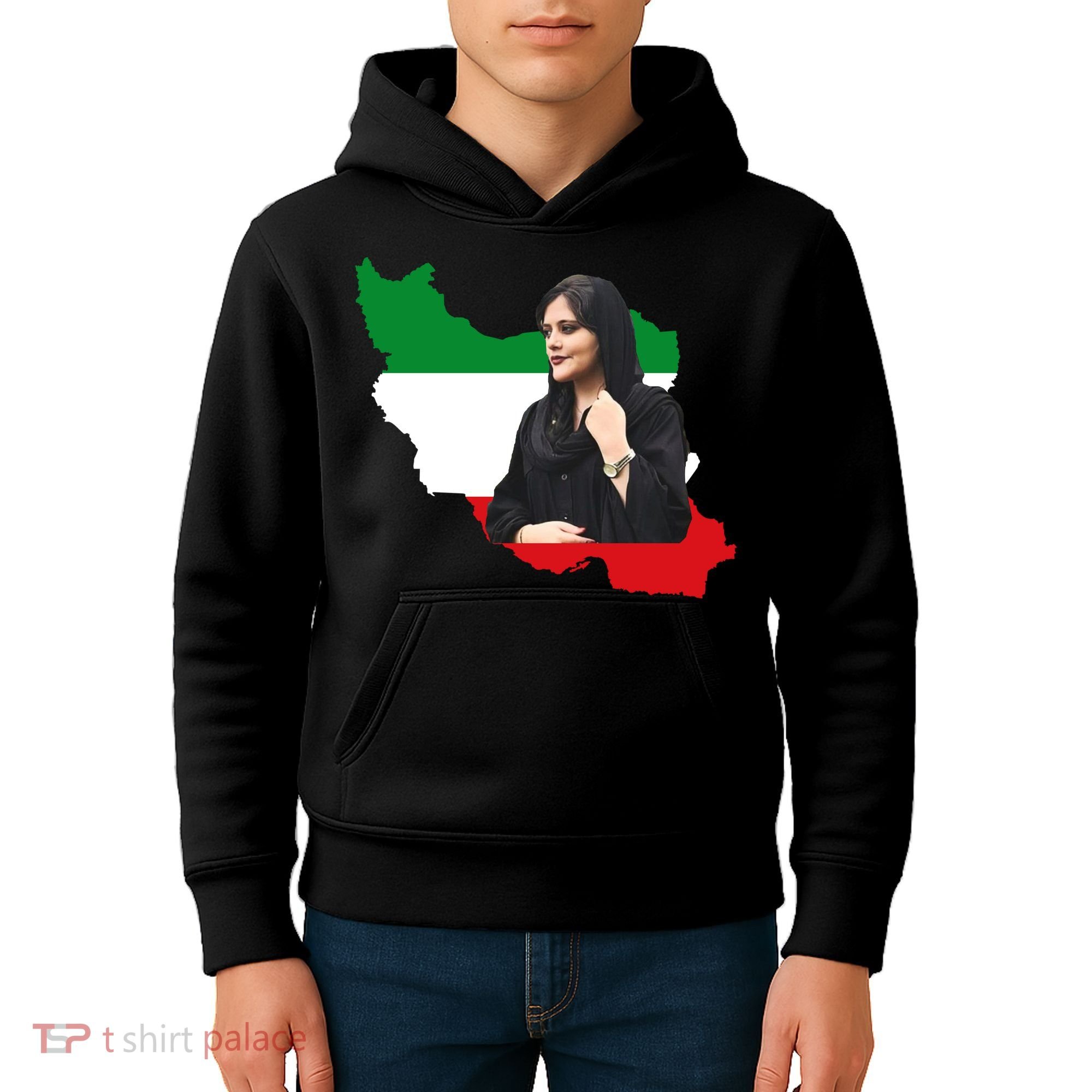 Mahsa Amini Women Life Freedom Kids Hoodie
