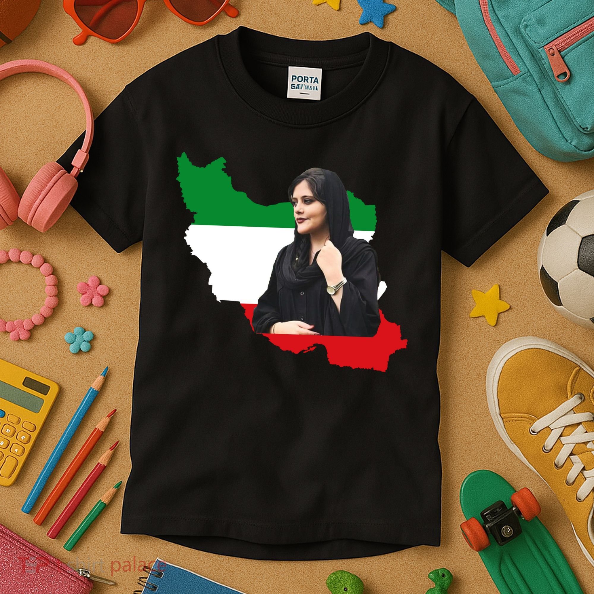 Mahsa Amini Women Life Freedom Kids T-Shirt