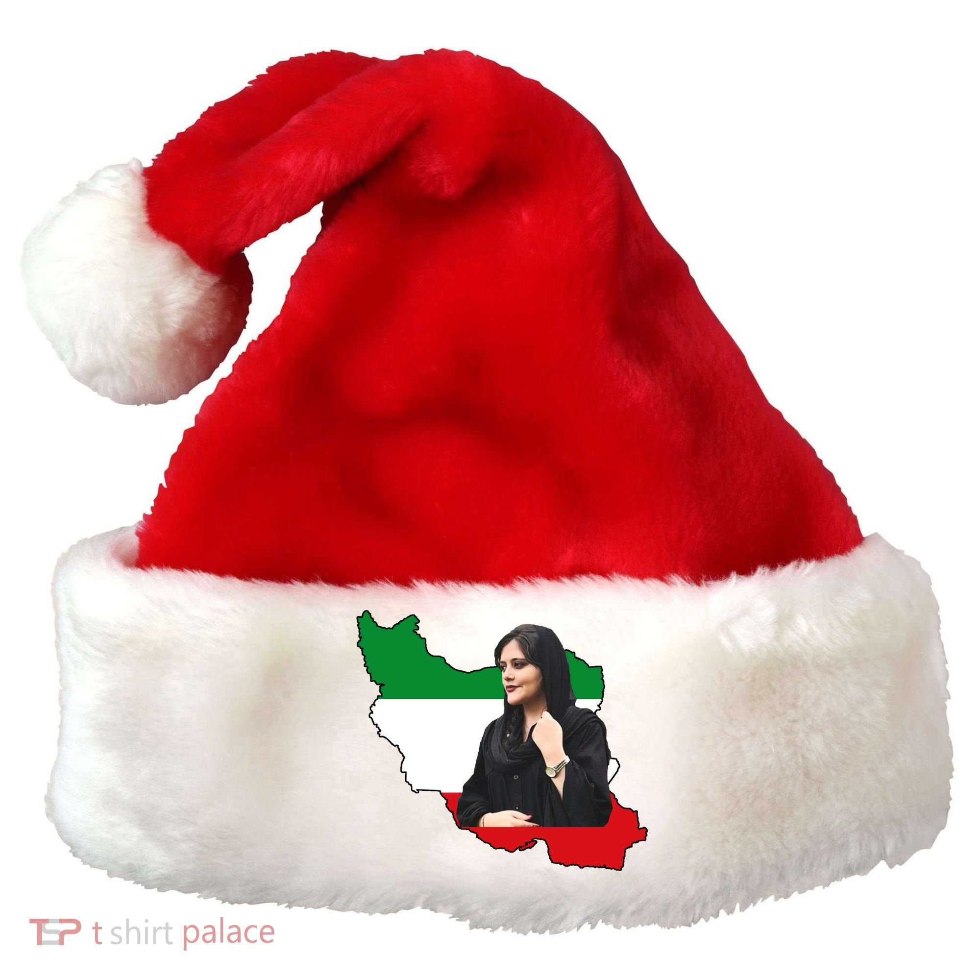 Mahsa Amini Women Life Freedom Santa Hat