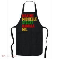Maxine Michelle Stacey Kamala Me Black History Month Apron thumb 0
