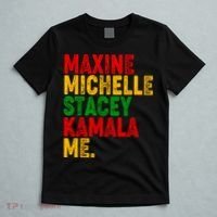 Maxine Michelle Stacey Kamala Me Black History Month T-Shirt thumb 5