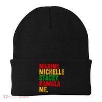 Maxine Michelle Stacey Kamala Me Black History Month Beanie thumb 0