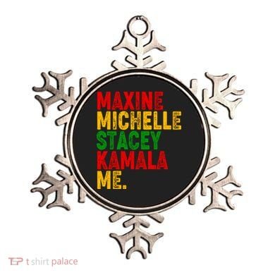 Maxine Michelle Stacey Kamala Me Black History Month Ornament