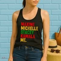 Maxine Michelle Stacey Kamala Me Black History Month Women's Tank Top thumb 2