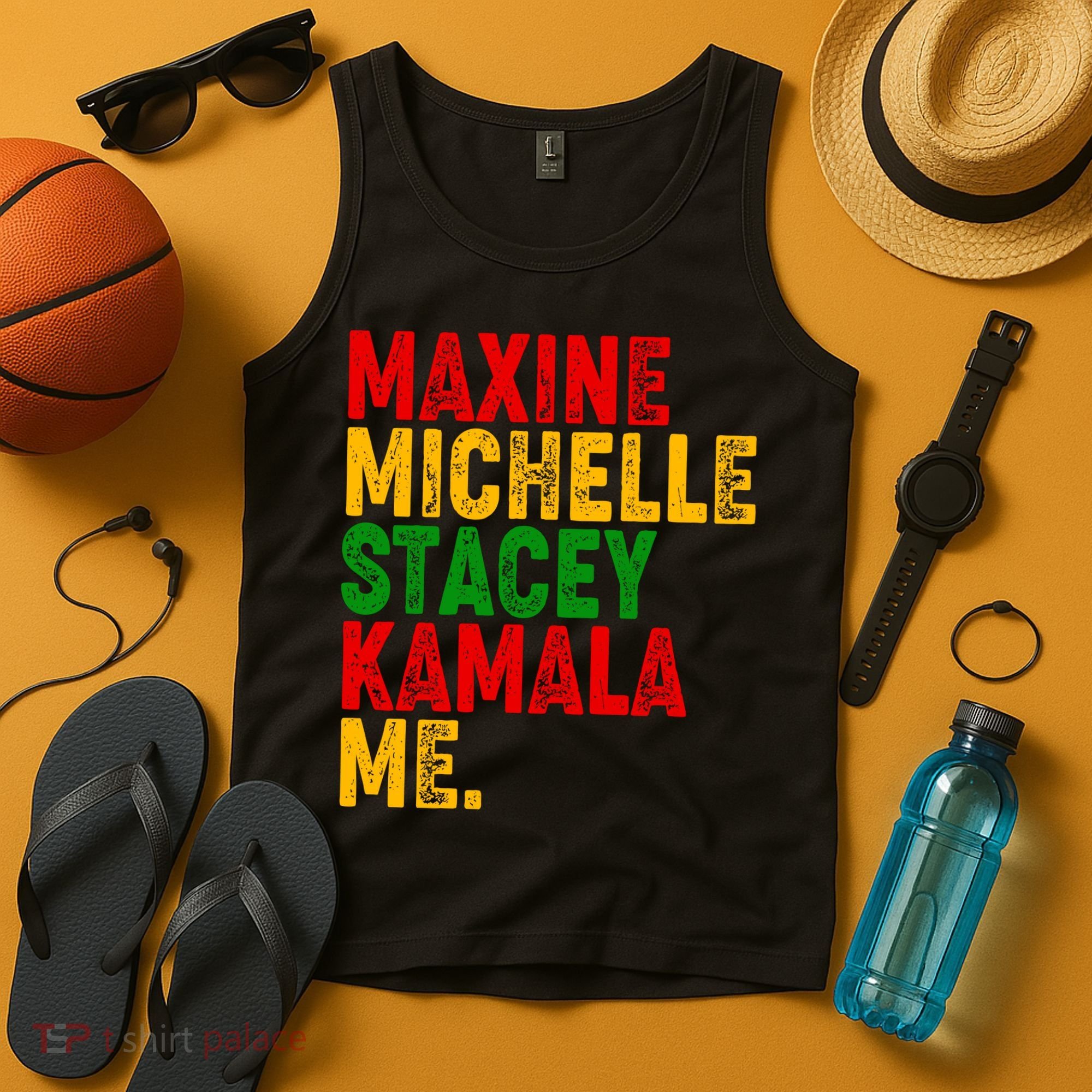 Maxine Michelle Stacey Kamala Me Black History Month Tank Top