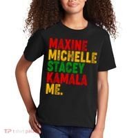 Maxine Michelle Stacey Kamala Me Black History Month Kids T-Shirt thumb 2