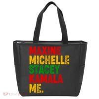 Maxine Michelle Stacey Kamala Me Black History Month Tote Bag thumb 0