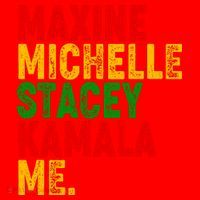 Maxine Michelle Stacey Kamala Me Black History Month Santa Hat thumb 1