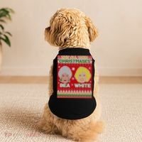 May All Your Christmases Bea White Ugly Christmas Doggie Tank thumb 2