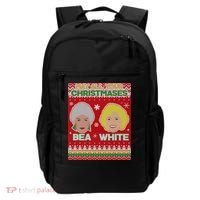 May All Your Christmases Bea White Ugly Christmas Backpack thumb 0
