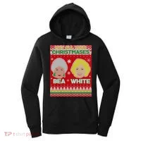 May All Your Christmases Bea White Ugly Christmas Women's Hoodie thumb 0