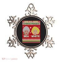May All Your Christmases Bea White Ugly Christmas Ornament thumb 0