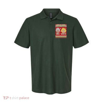 May All Your Christmases Bea White Ugly Christmas Polo