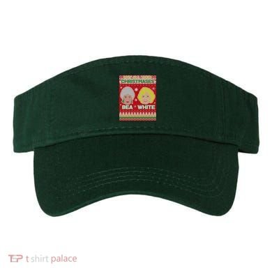 May All Your Christmases Bea White Ugly Christmas Visor