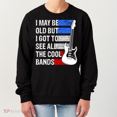 May Be Old Cool Bands Classic Music Women's Sweatshirt