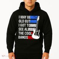 May Be Old Cool Bands Classic Music Hoodie thumb 2