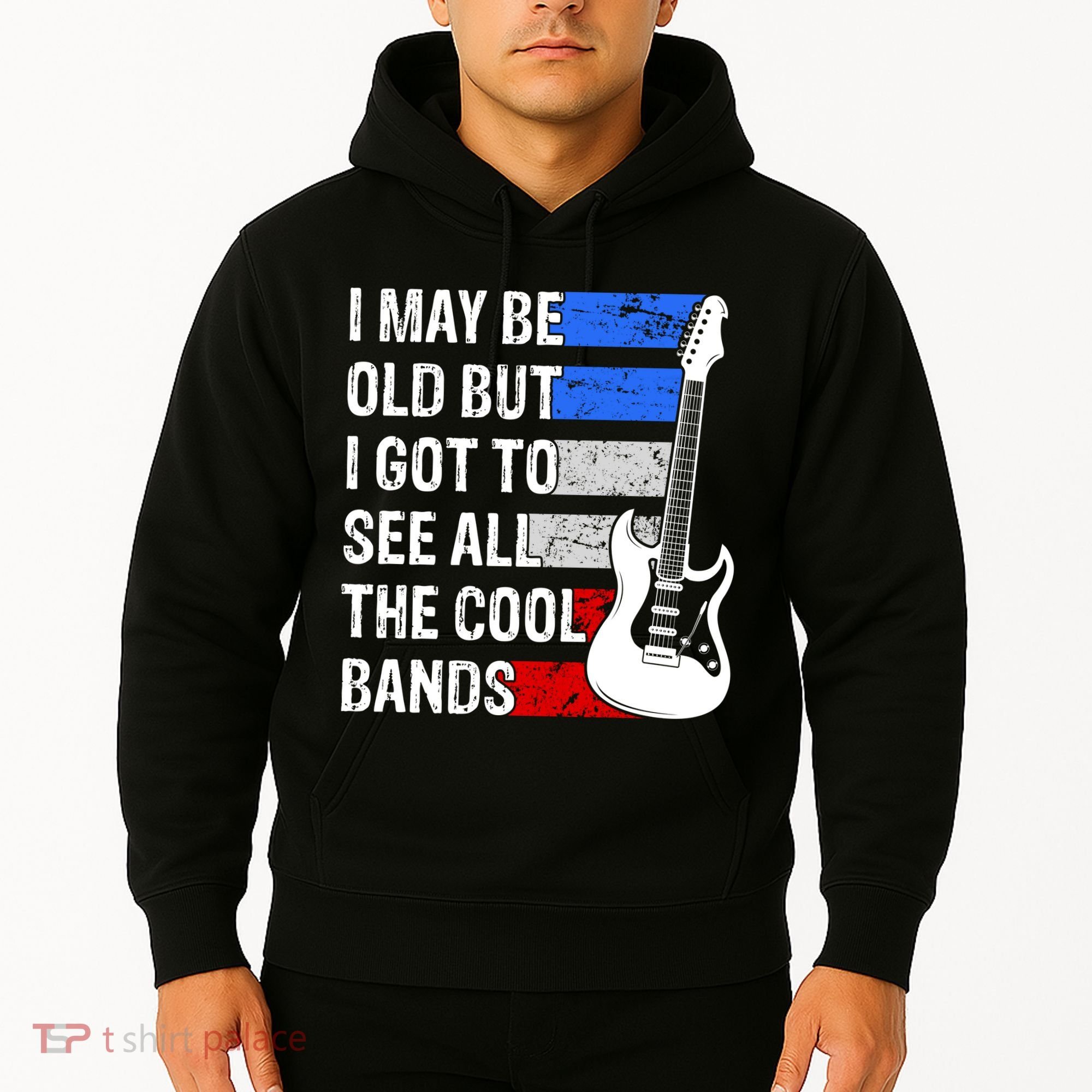 May Be Old Cool Bands Classic Music Hoodie