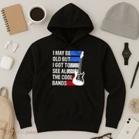 May Be Old Cool Bands Classic Music Hoodie thumb 3