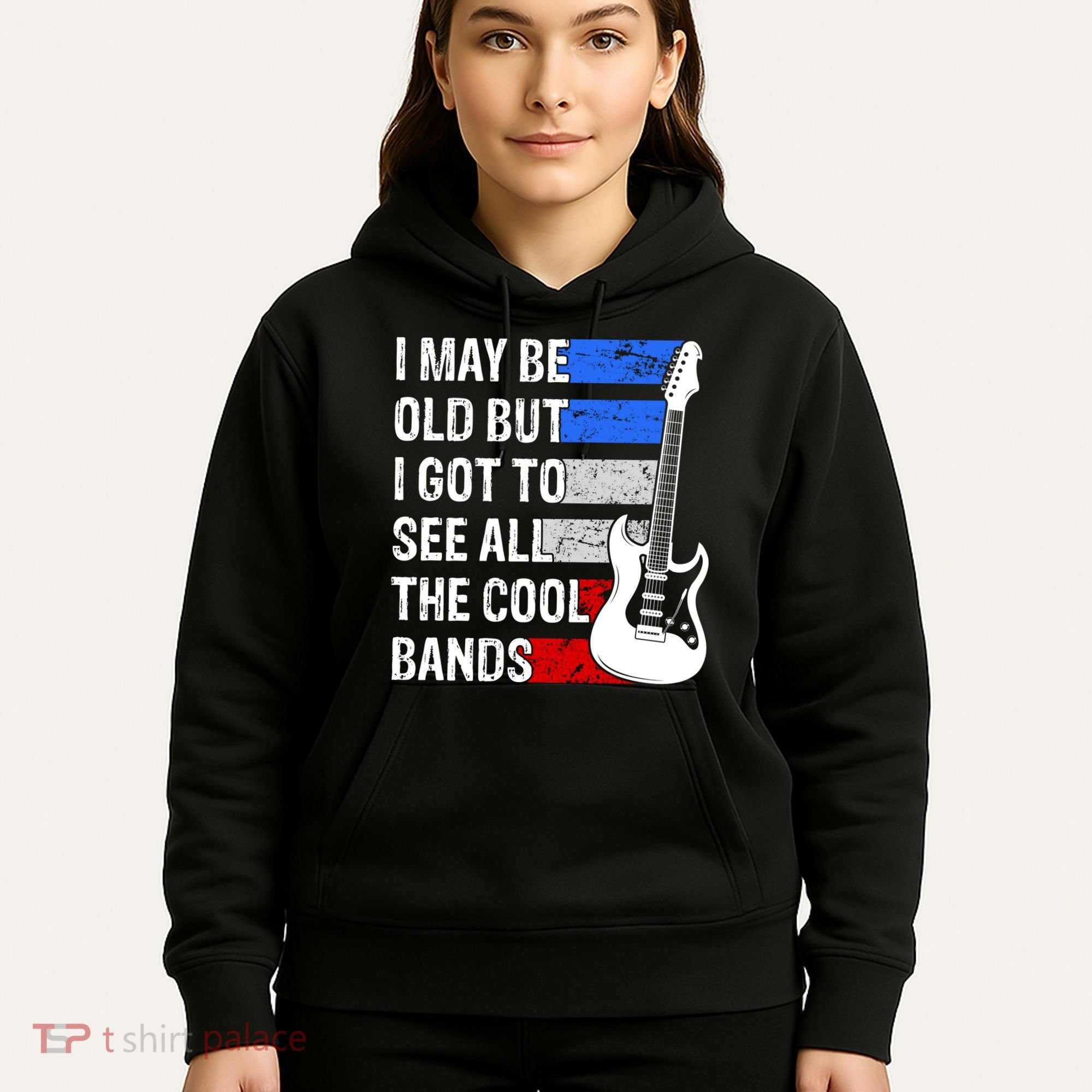 May Be Old Cool Bands Classic Music Hoodie