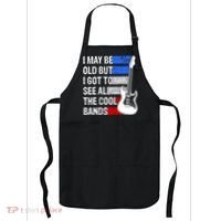 May Be Old Cool Bands Classic Music Apron thumb 0