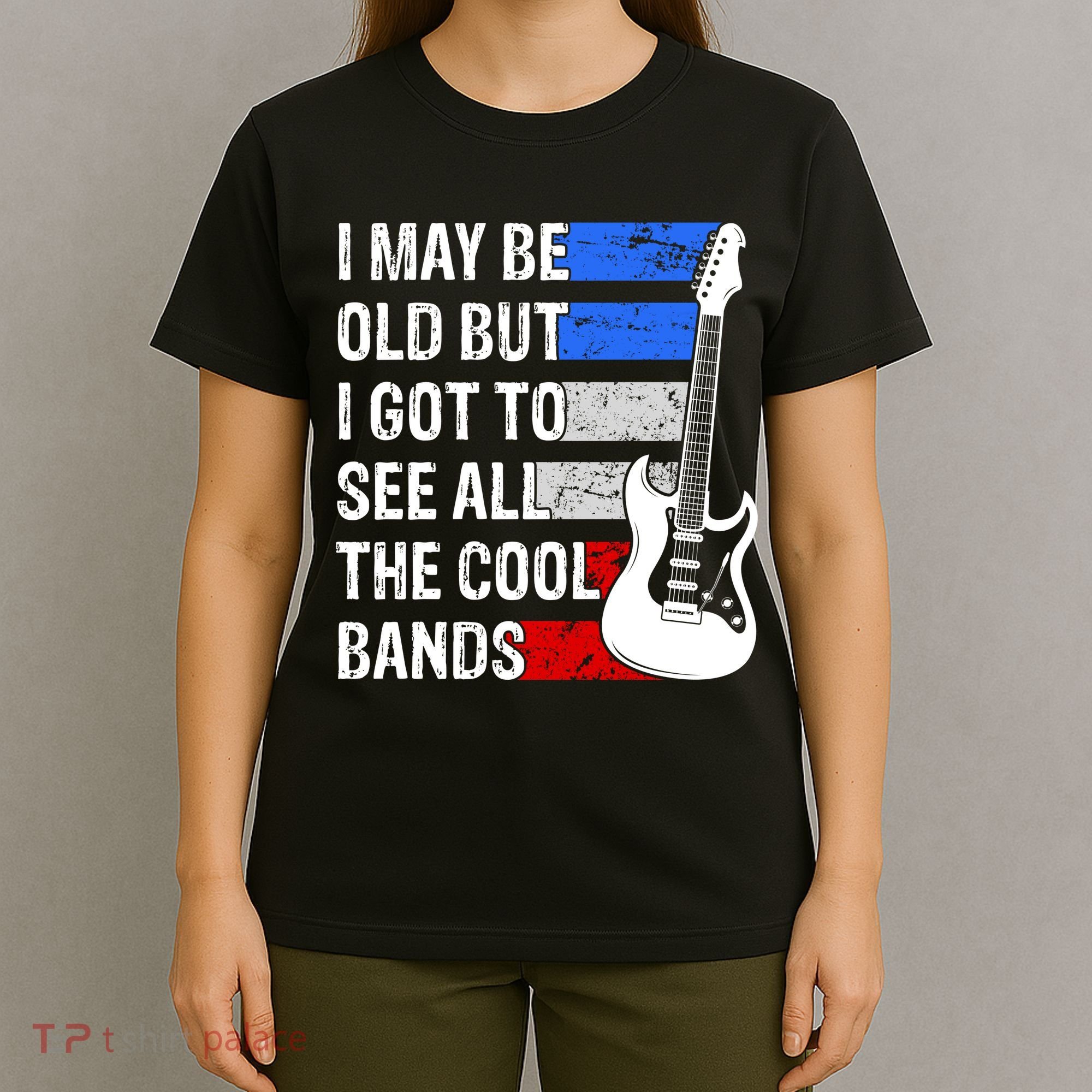 May Be Old Cool Bands Classic Music T-Shirt