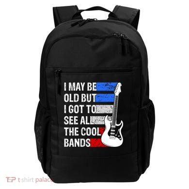 May Be Old Cool Bands Classic Music Backpack