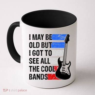 May Be Old Cool Bands Classic Music Coffee Mug