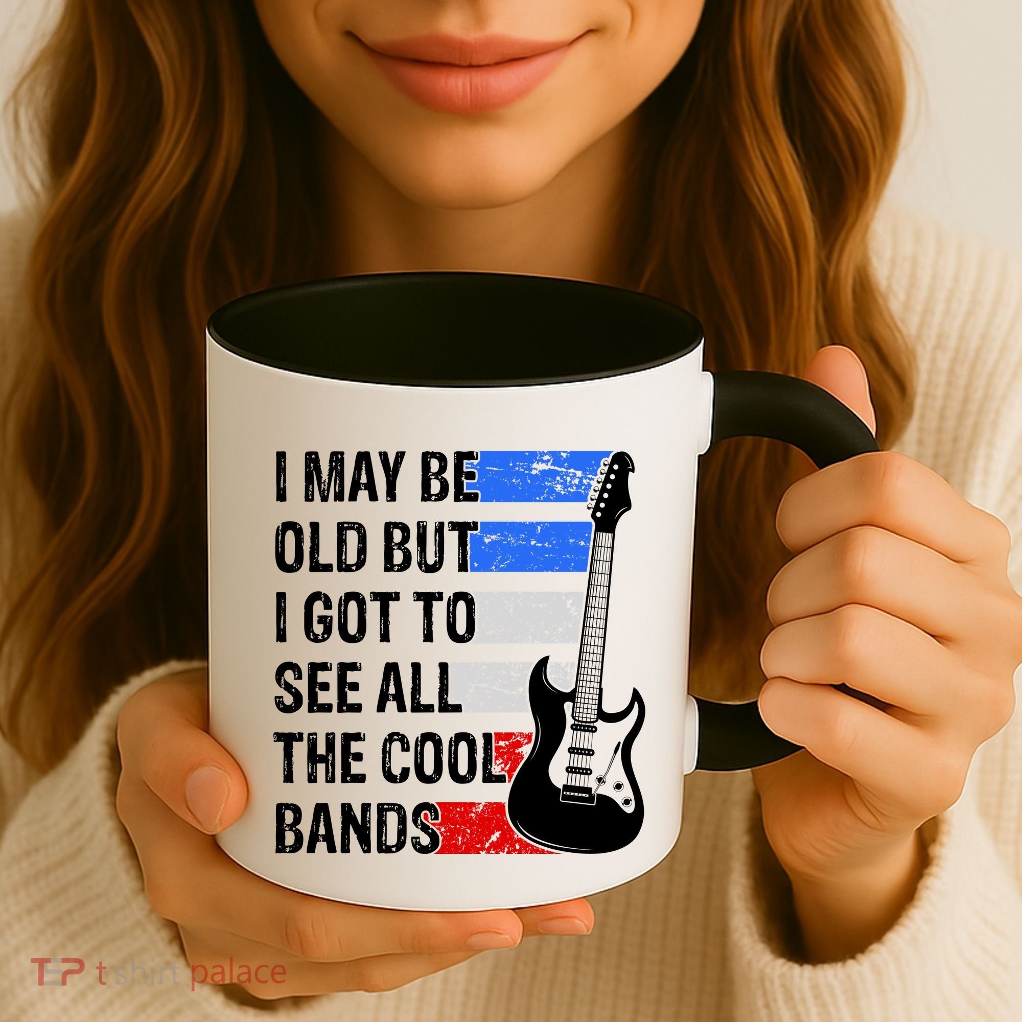 May Be Old Cool Bands Classic Music Coffee Mug
