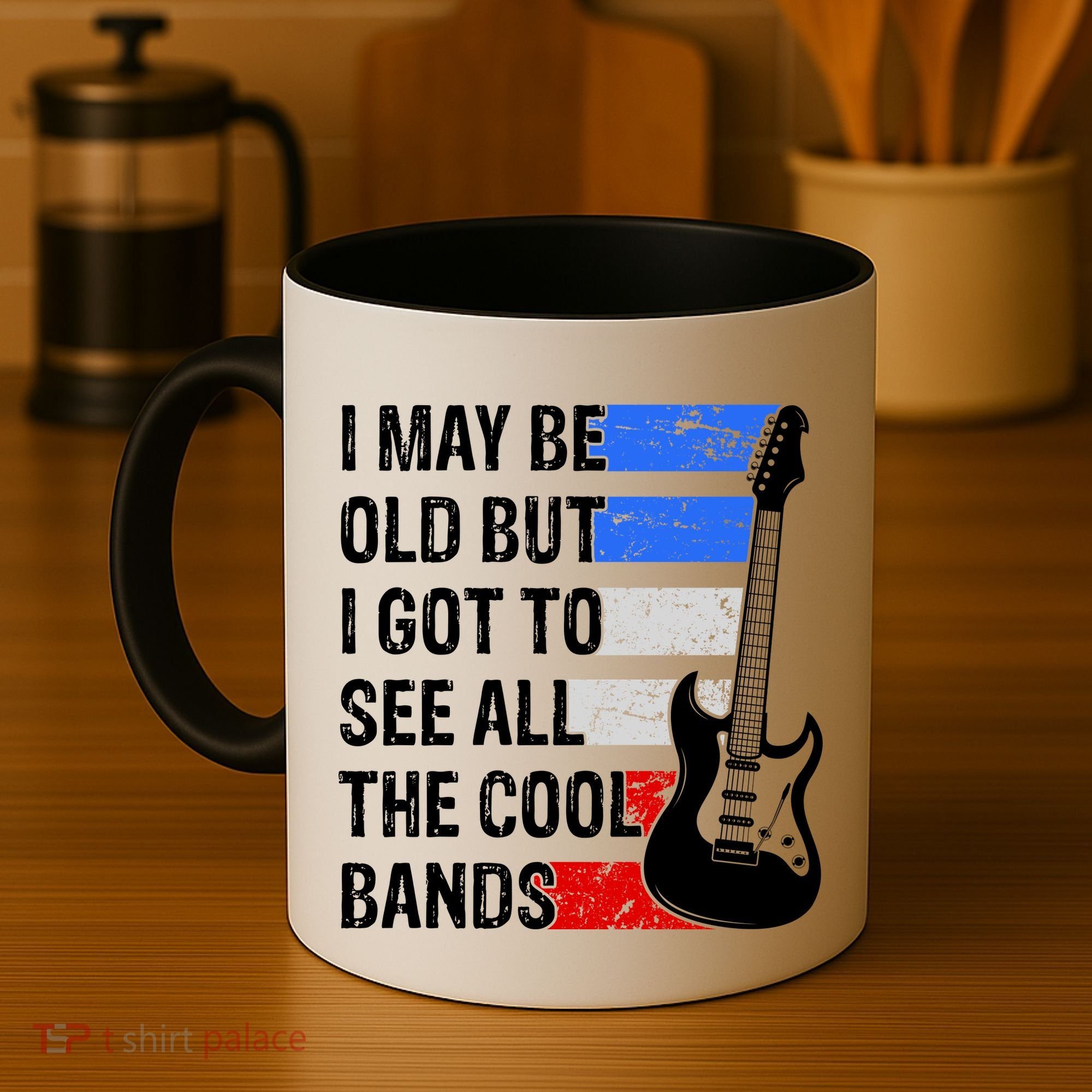 May Be Old Cool Bands Classic Music Coffee Mug