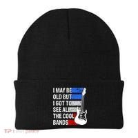 May Be Old Cool Bands Classic Music Beanie thumb 0