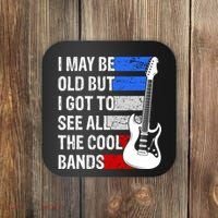 May Be Old Cool Bands Classic Music Coaster thumb 0