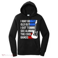 May Be Old Cool Bands Classic Music Women's Hoodie thumb 0