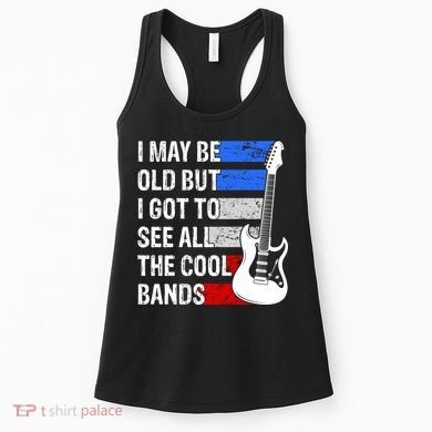 May Be Old Cool Bands Classic Music Women's Tank Top