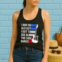 May Be Old Cool Bands Classic Music Women's Tank Top thumb 2