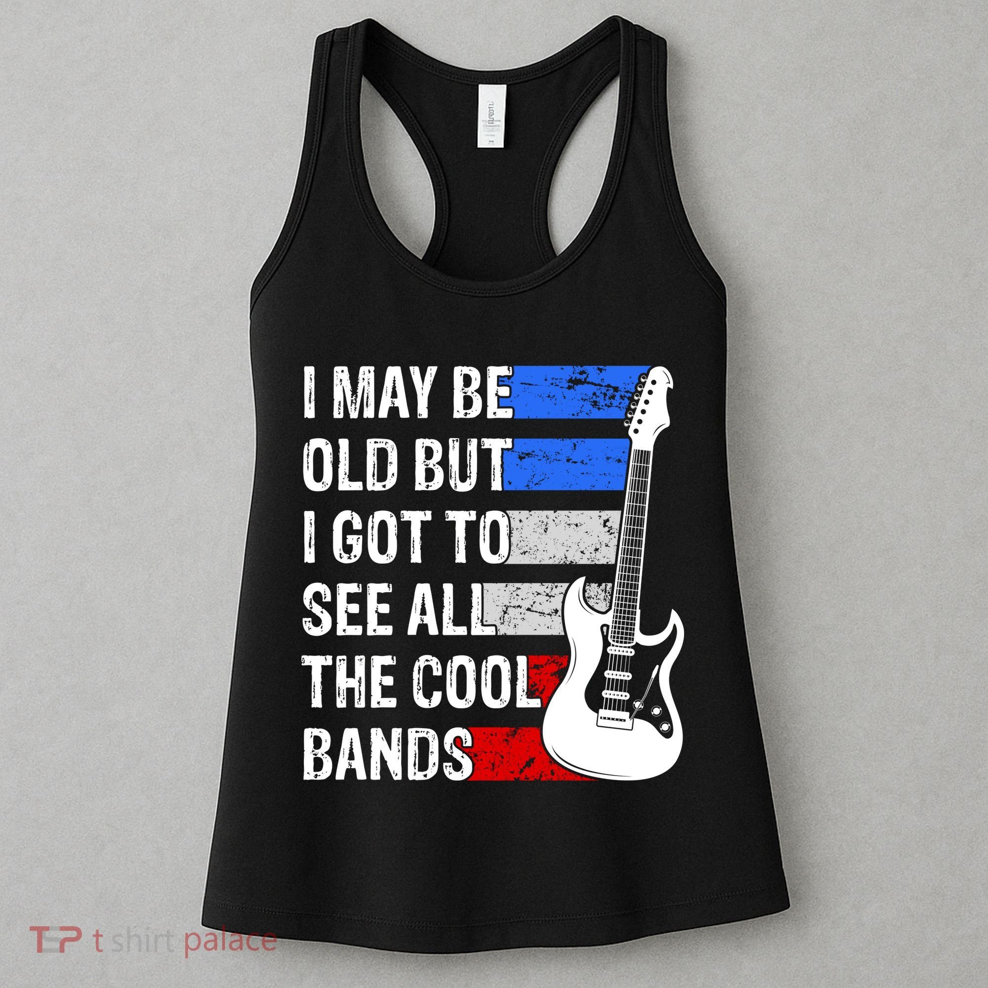 May Be Old Cool Bands Classic Music Women's Tank Top
