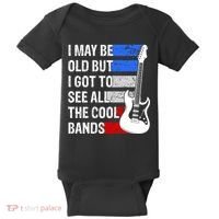 May Be Old Cool Bands Classic Music Baby Bodysuit thumb 0