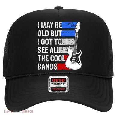 May Be Old Cool Bands Classic Music Hat