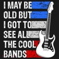 May Be Old Cool Bands Classic Music Toddler Hoodie thumb 2
