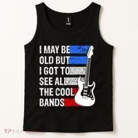 May Be Old Cool Bands Classic Music Tank Top thumb 2