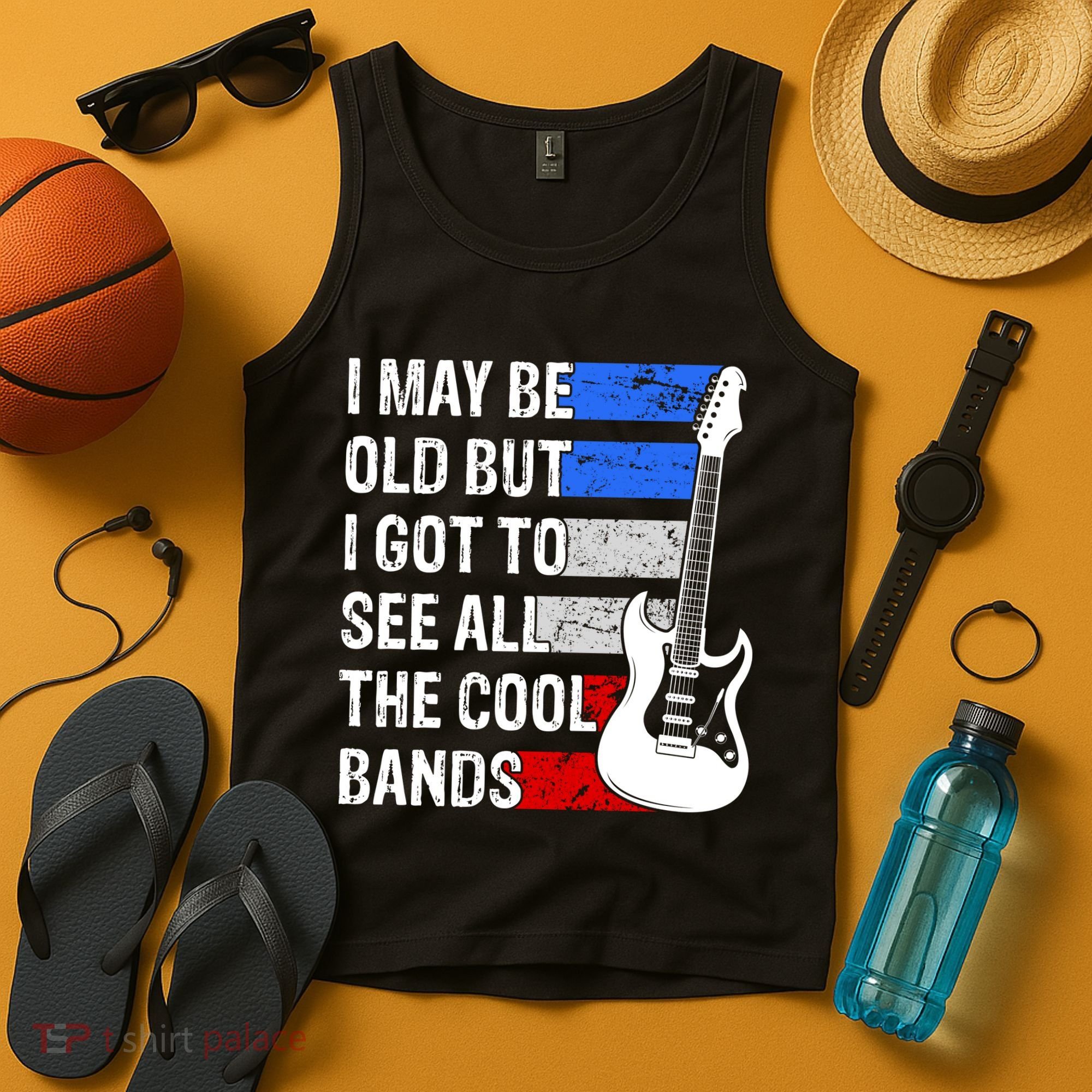 May Be Old Cool Bands Classic Music Tank Top