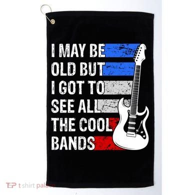 May Be Old Cool Bands Classic Music Golf Towel