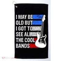 May Be Old Cool Bands Classic Music Golf Towel thumb 0