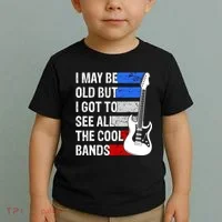 May Be Old Cool Bands Classic Music Toddler T-Shirt thumb 2